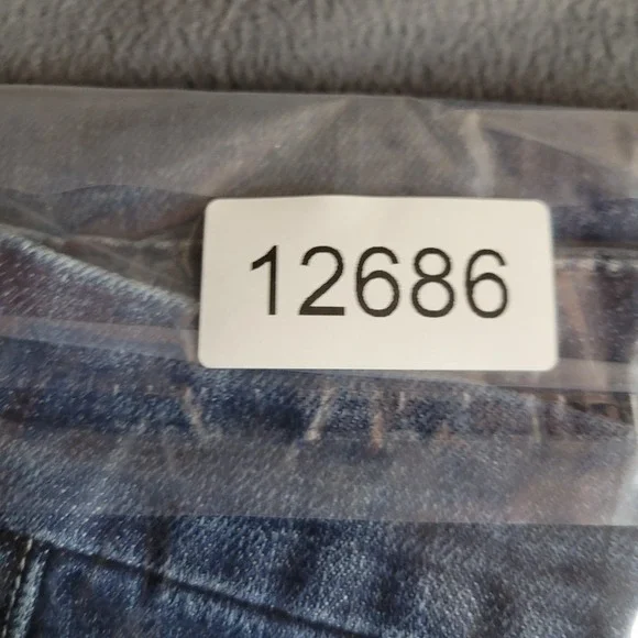 7 For All Mankind "A" Pocket Jeans Womens 26 Blue Dark Wash Bootcut Made in USA - Picture 12 of 12